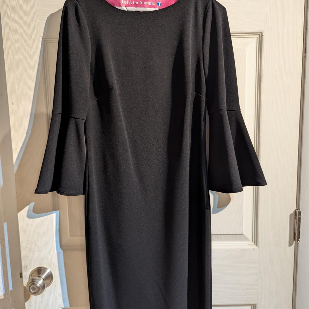 Calvin Klein Black Long Sleeve Dress